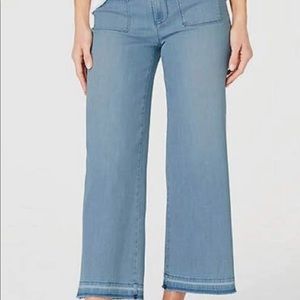 J.Jill High Rise Full Leg Crop Denim Pants